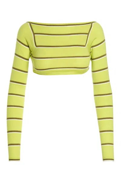 PUCCI PUCCI CUT-OUT CROPPED SWEATER
