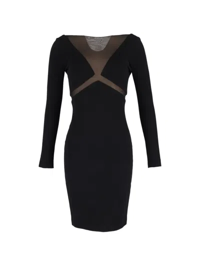 Pre-owned Pucci Cut-out Mini Dress In Black