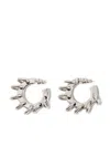 Pucci Dangling Loops Hoop Earrings In Silver