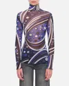 Pucci Graphic-print Top In Blue