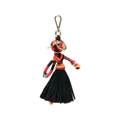 Pucci Doll-motif Bag Charm In Multi