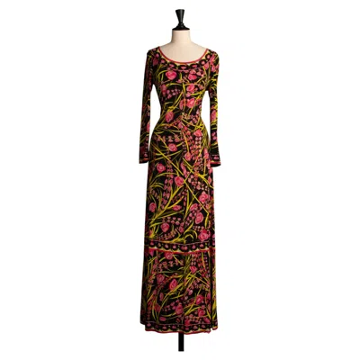 Pre-owned Pucci Dress By Emilio  Circa 1970 In Black