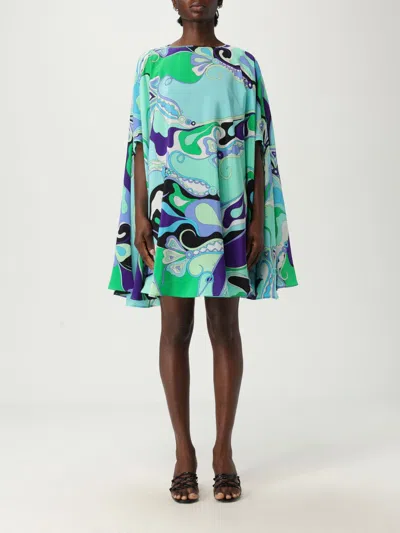 Pucci Kleider  Damen Farbe Grün In Multi