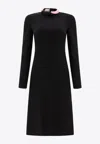 Pucci A-line Mini Dress With Contrasting Collar In Black