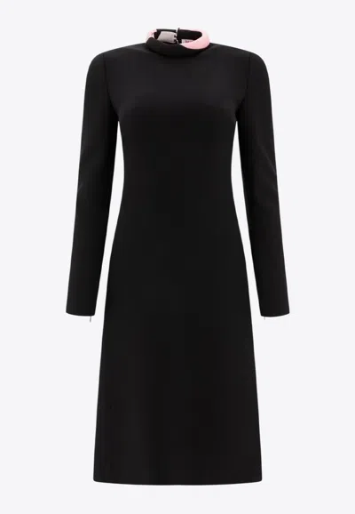 PUCCI DRESS WITH CONTRASTING COLLAR