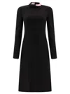 Pucci A-line Mini Dress With Contrasting Collar In Black