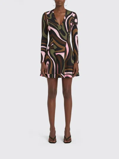 Pucci Dress Woman Color Green