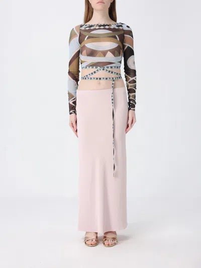 Pucci Dress  Woman Color Green In Multi