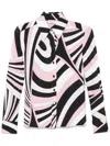 Pucci Iride-print Shirt In Black
