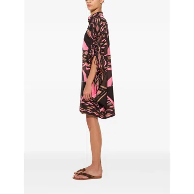 Pucci Dune Print Silk Kaftan In Multi