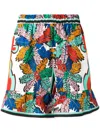 Pucci Elasticated Waistband Printed Shorts In Multi
