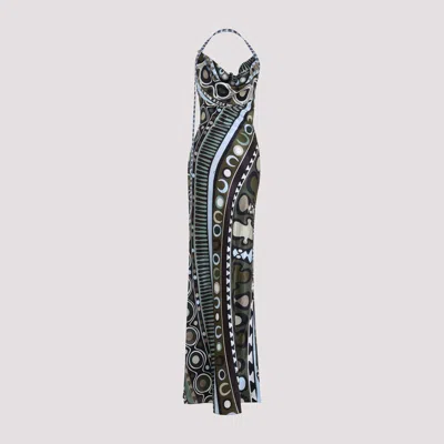 Pucci Elegant Long Dress For Women - Ss26 Collection In Multi