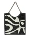 Pucci Embroidered Fold Tote Bag In Black