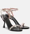 Pucci Emilio 95 Eyelet Suede Sandals