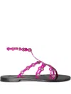 Pucci Emilio Flat Sandals In Rosa