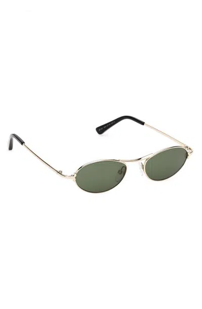 Pucci Emilio  47mm Oval Sunglasses In Green