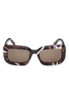 Pucci Emilio  52mm Rectangular Sunglasses