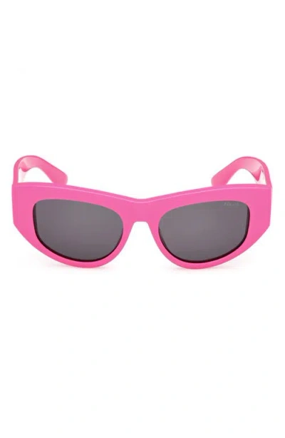Pucci Emilio  54mm Geometric Sunglasses In Pink