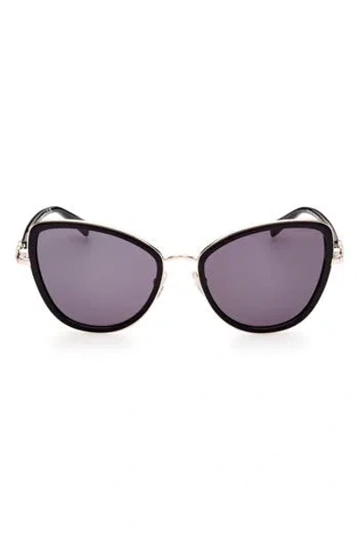 Pucci Emilio  57mm Cat Eye Sunglasses In Black