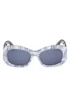 Pucci Emilio  57mm Rectangular Sunglasses In Multi