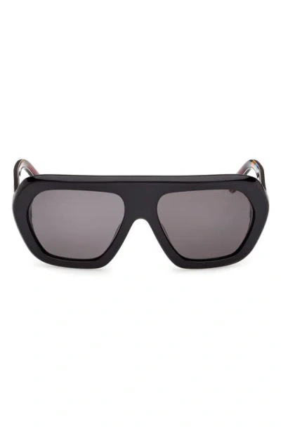 Pucci Emilio  58mm Square Sunglasses In Black
