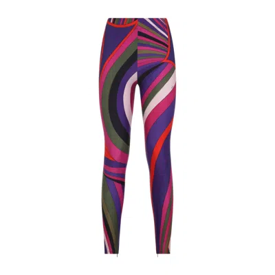PUCCI EMILIO PUCCI ABSTRACT-PRINT LEGGINGS