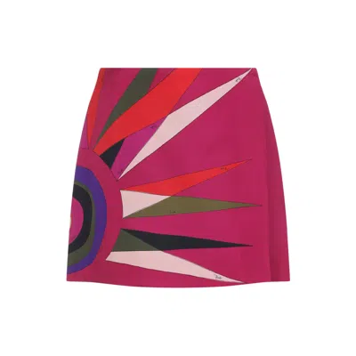 PUCCI EMILIO PUCCI ACETATE MINI SKIRT