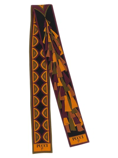 Pucci Emilio  Baiadera Scarf In Black