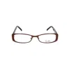Pucci Emilio  Bicolor Metal Glasses Women's (frames) In Brown