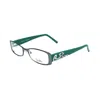 Pucci Emilio  Bicolor Metal Glasses Women's (frames) In Green