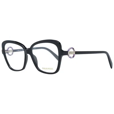 PUCCI EMILIO PUCCI BLACK PLASTIC GLASSES WOMEN'S (FRAMES)