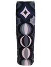 Pucci Printed Stretch-scuba Maxi Skirt In Blue