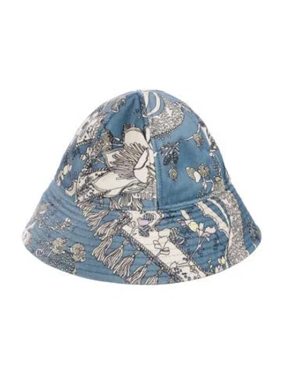 Pre-owned Pucci Emilio  Blue Pattern Print Bucket Hat