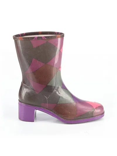 Pre-owned Pucci Emilio  Boots In Purple