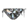 Pucci Geometric Low Rise Polyamide Bikini Bottom In Multi