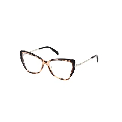 Pucci Emilio  Brown Acetate Glasses Women's (frames)
