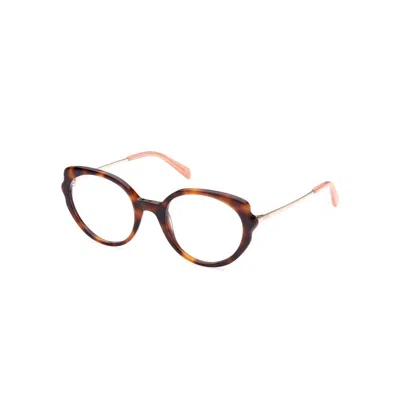 Pucci Emilio  Brown Acetate Glasses Women's (frames)