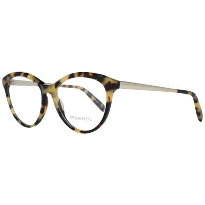 Pucci Emilio  Brown Metal & Plastic Glasses Women's (frames)
