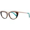 Pucci Emilio  Brown Metal Glasses Women's (frames) In Brown