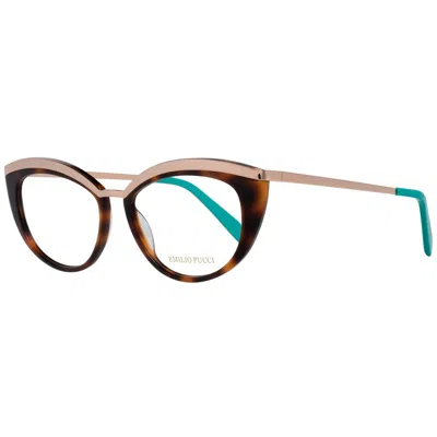 Pucci Emilio  Brown Metal Glasses Women's (frames)