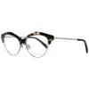 Pucci Emilio  Brown Metal Glasses Women's (frames) In Multi