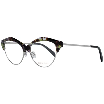 Pucci Emilio  Brown Metal Glasses Women's (frames) In Multi