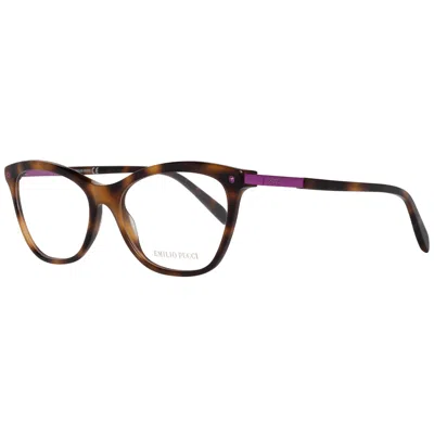 Pucci Emilio  Brown Plastic Glasses Women's (frames)