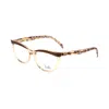 Pucci Emilio  Brown Plastic Glasses Women's (frames) In Brown