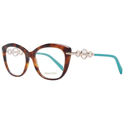 Pucci Emilio  Brown Plastic Glasses Women's (frames)
