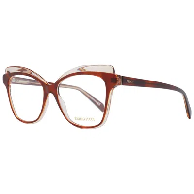 Pucci Emilio  Brown Plastic Glasses Women's (frames)