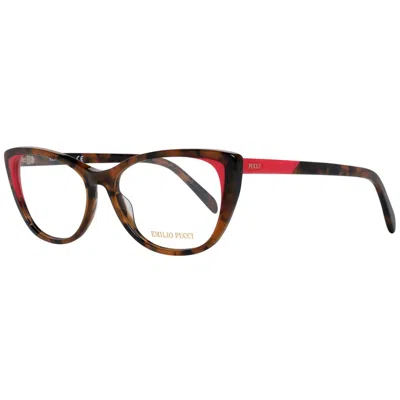 Pucci Emilio  Brown Plastic Glasses Women's (frames)