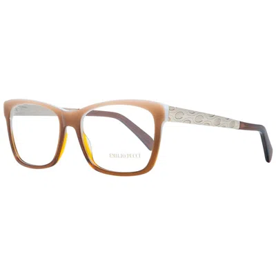 Pucci Emilio  Brown Plastic Glasses Women's (frames)