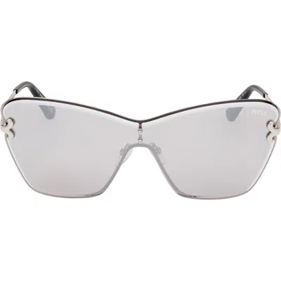 Pucci Emilio  Butterfly Sunglasses In Silver