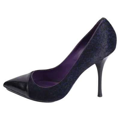 Pre-owned Pucci Emilio  Cap-toe Heels - Eu 39.5 In Black